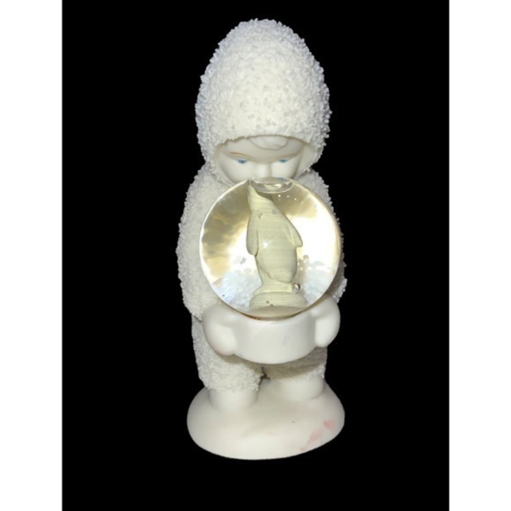 Department Snowbabies 56 2000 “A Wish For Snow” Collector Figurine 4”